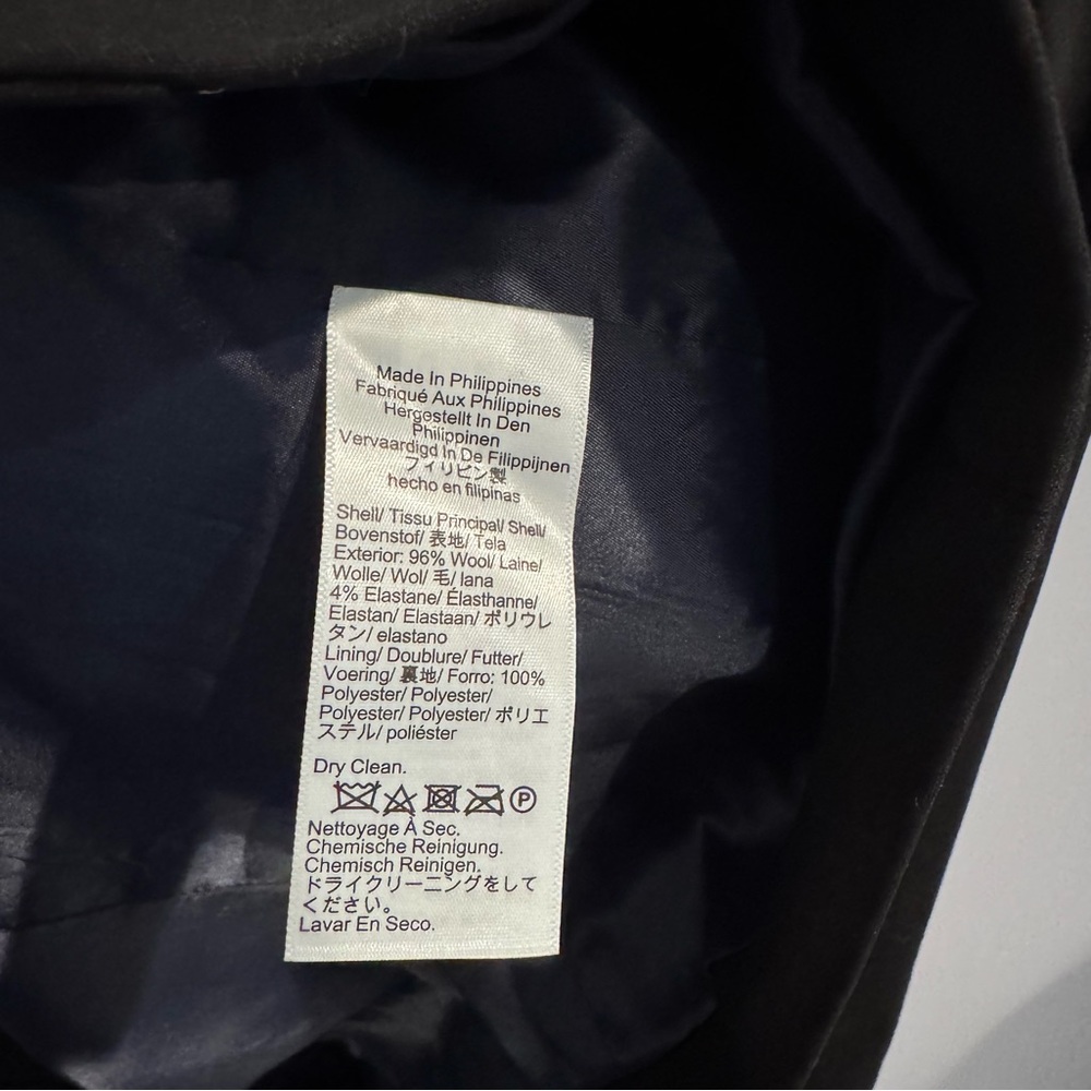 NWT J. Crew Vivienne Italian Bi-Stretch Wool Blazer in Black, Size 4 - Picture 8 of 14